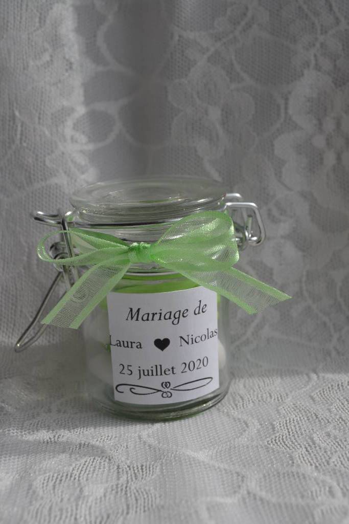 pot conserve à dragée mariage le festival de la dragée