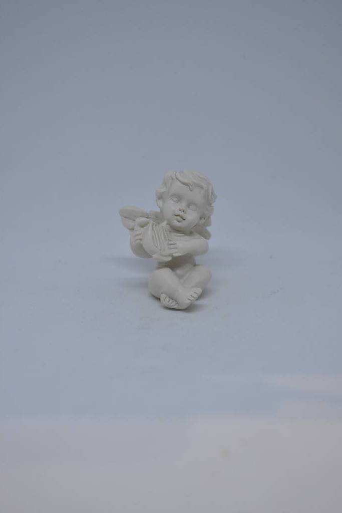 Figurine ange avec sa harpe le festival de la dragée