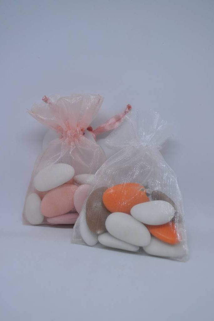 sachet organdi à dragée le festival de la dragée